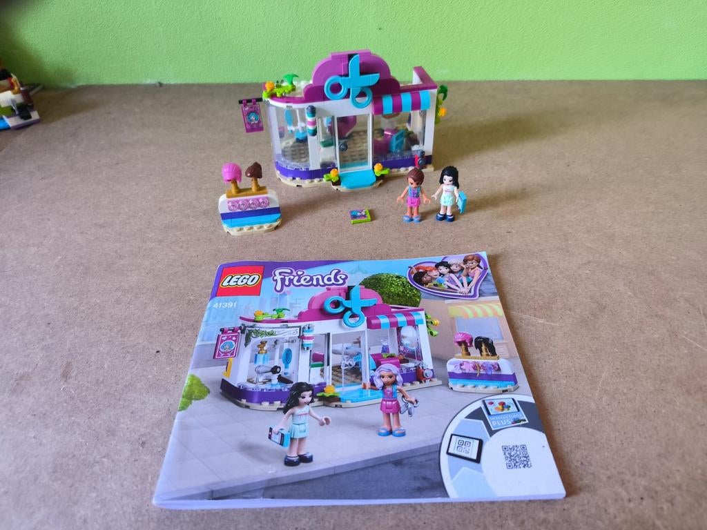 LEGO Friends Kapperszaak van Heartlake City (41391), Compleet, Lego, Friends, Ophalen of Verzenden