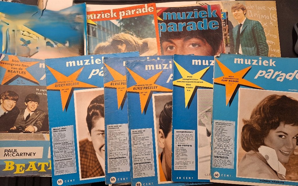 gebrekkige MUZIEK PARADE 1961-1966 ELVIS-BEATLES-STONES, Verzamelen, Ophalen of Verzenden, Gebruikt, Boek, Tijdschrift of Artikel