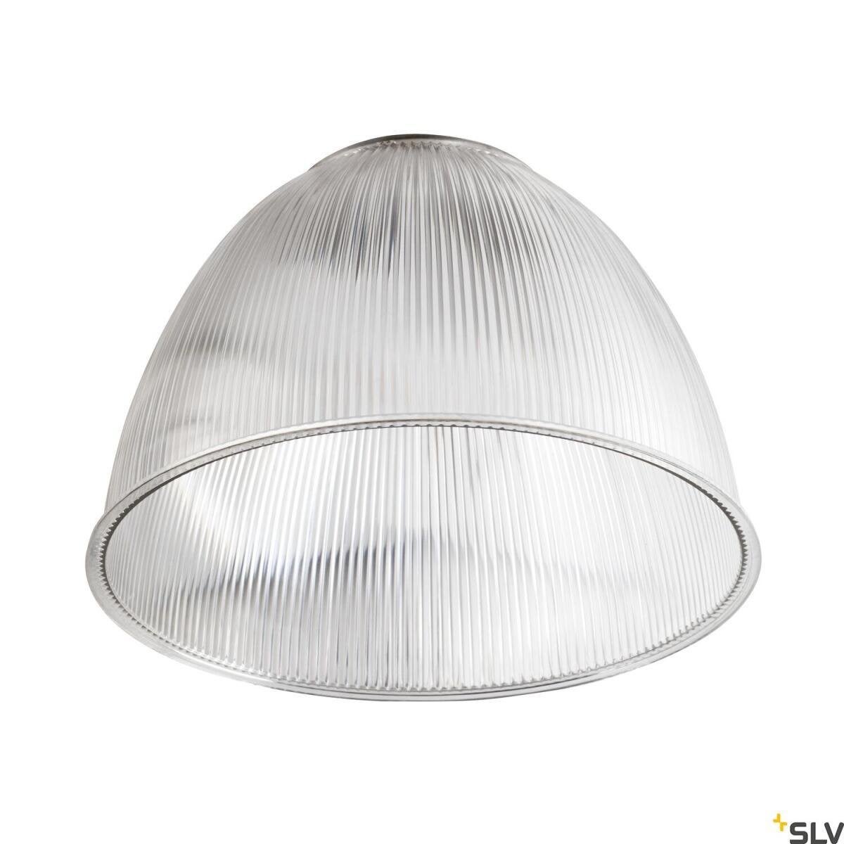 Transparante lampenkap met ribbels - Ø 26/56 cm, Huis en Inrichting, Ophalen, Zo goed als nieuw