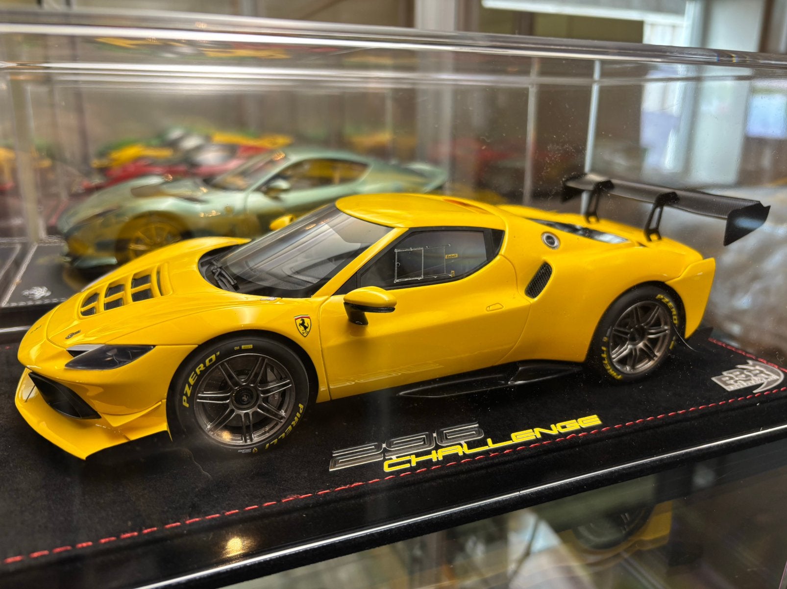 Ferrari 296 challenge Giallo Modena BBR 1:18 ! C4F, Overige merken, Bbr, ., Nieuw