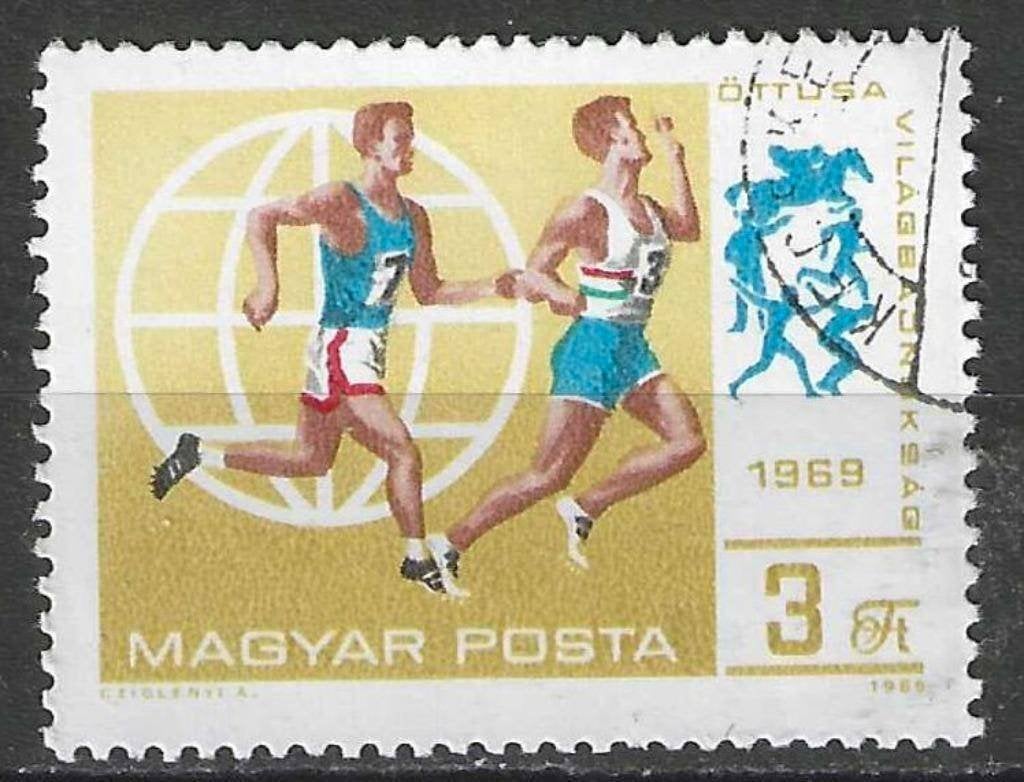 Hongarije 1969 - Yvert 2077 - Moderne Pentathlon (ST), Verzenden, Gestempeld