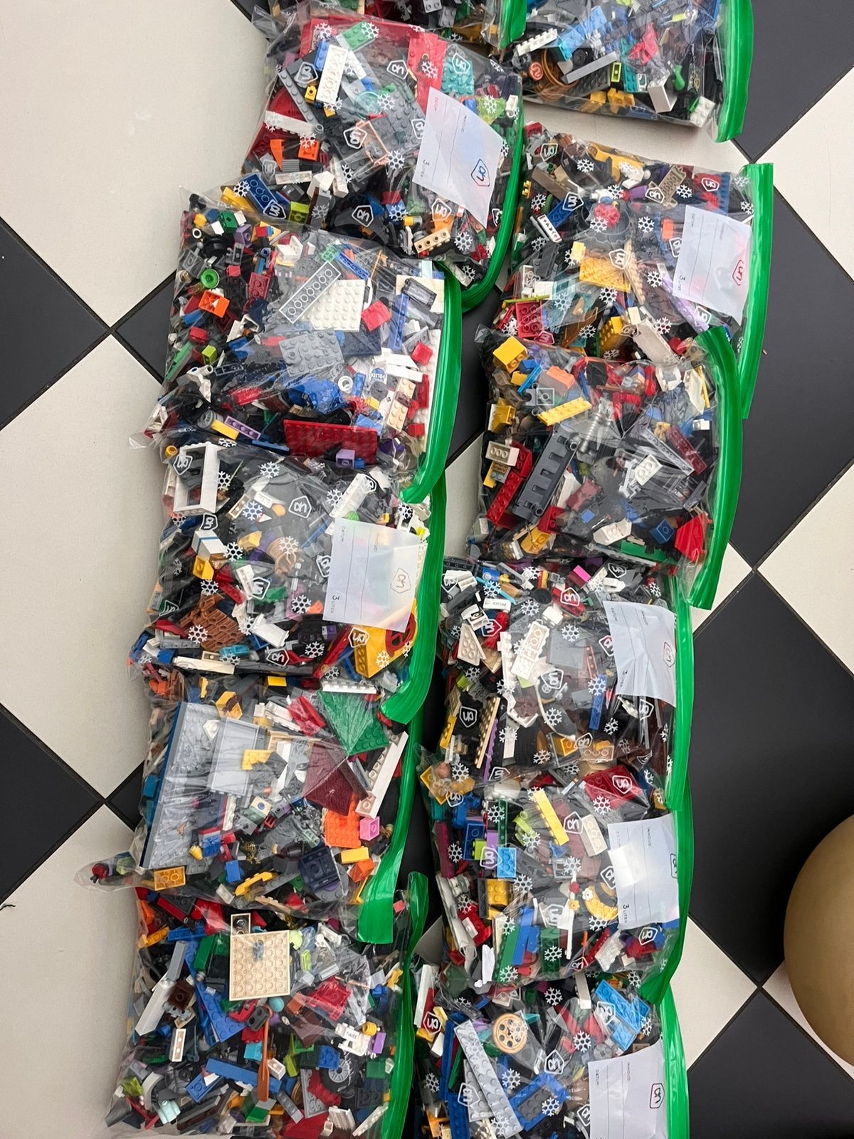 LEGO (per zak), Ophalen, Zo goed als nieuw