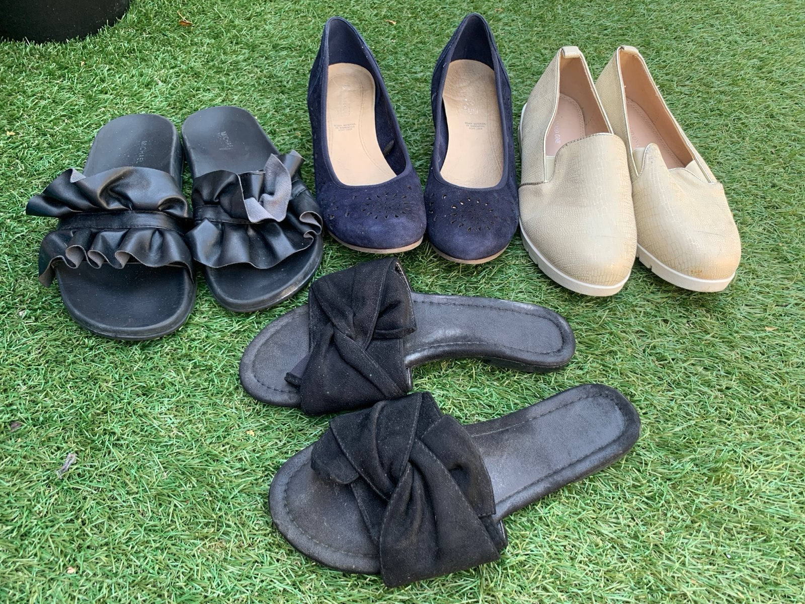 Diverse Dames Schoenen Bundel - Maat 38, Kleding | Dames, Ophalen of Verzenden, Gedragen, Zwart, Slippers