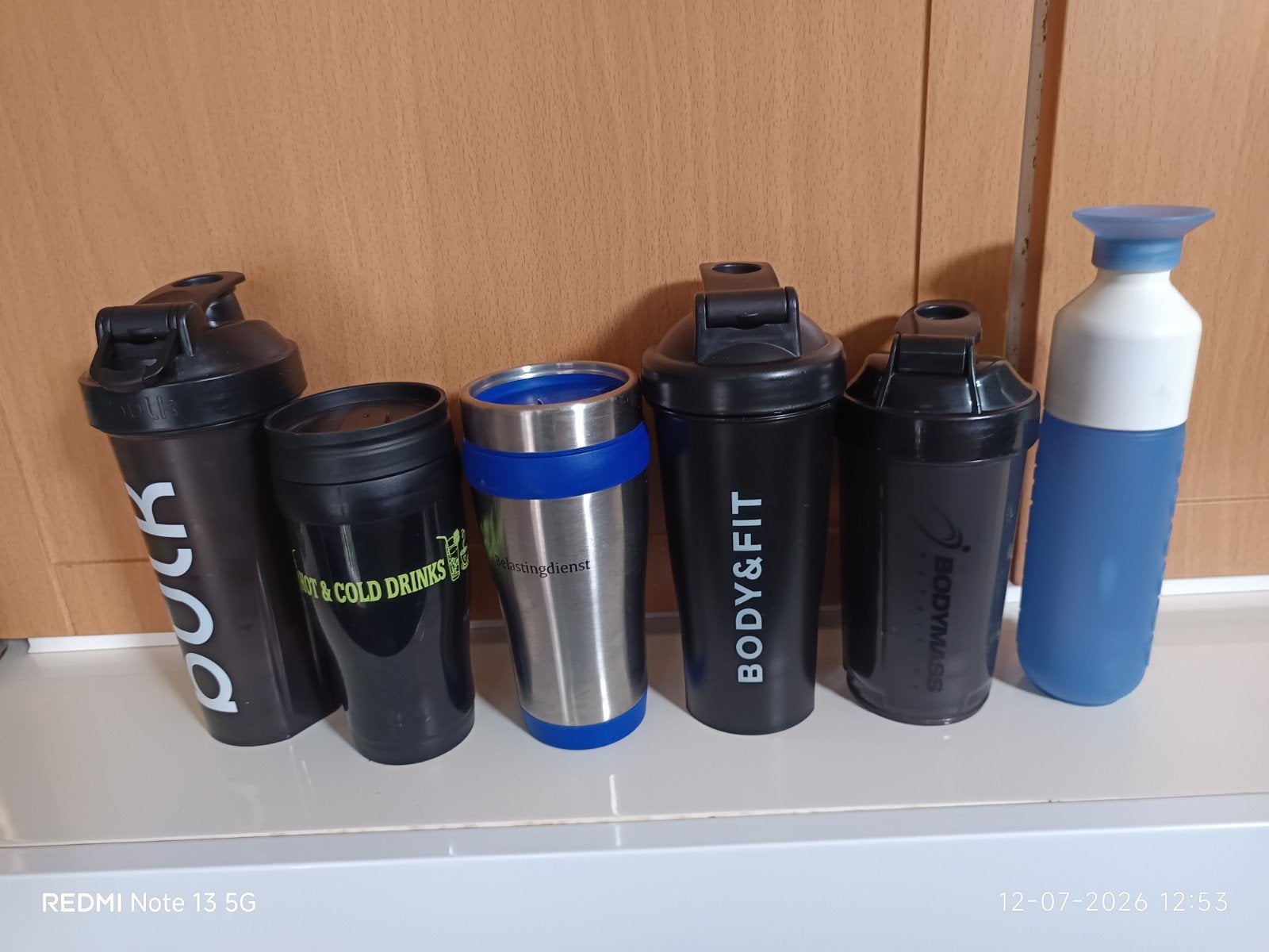 Diverse Shakers en Drinkflessen, Ophalen of Verzenden, Gebruikt