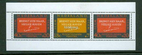 Blok "Breng hen naar veilige haven" {0025}, Ophalen of Verzenden, Postfris
