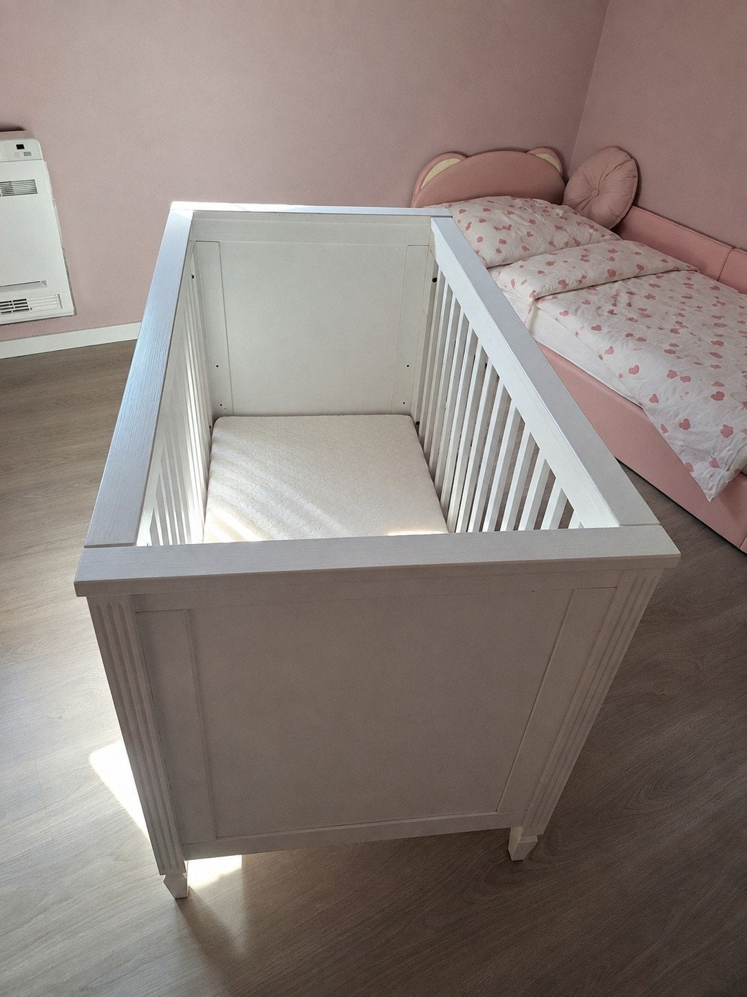 Complete babykamer: Ledikant, commode en kledingkast, Ophalen, Gebruikt, Jongetje of Meisje