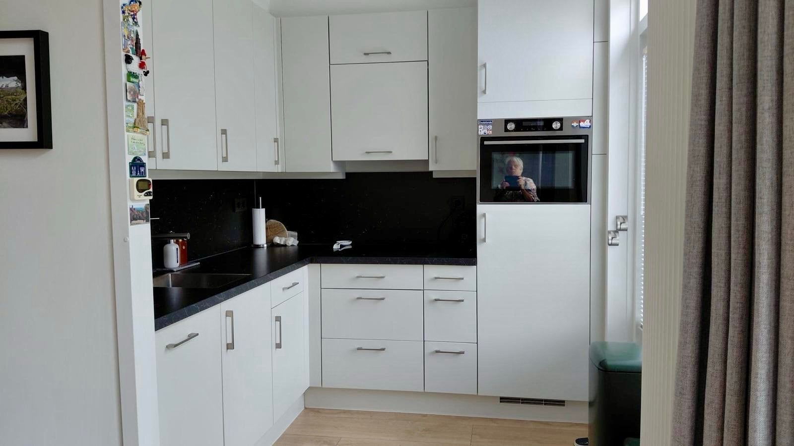 Zeer mooie complete keuken te koop!!, Ophalen, Zo goed als nieuw, Hoekkeuken