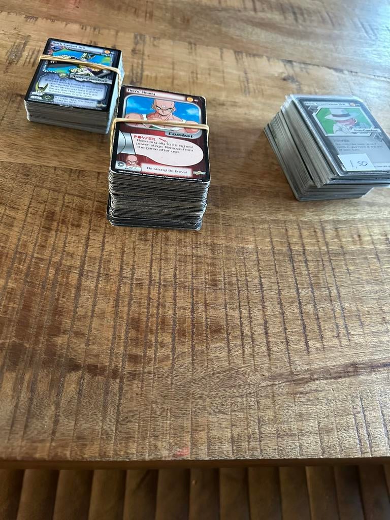 Dragon ball z kaarten, Ophalen of Verzenden, Gebruikt, Meerdere plaatjes