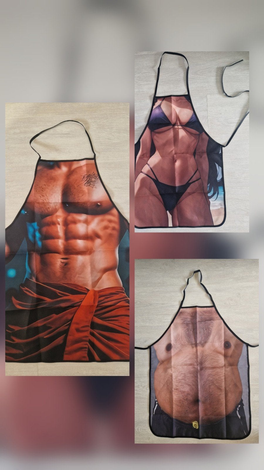 Kado-tip: sexy  Nieuw keuken schort Man of Vrouw, Schort, Overige kleuren, Overige merken, Polyester