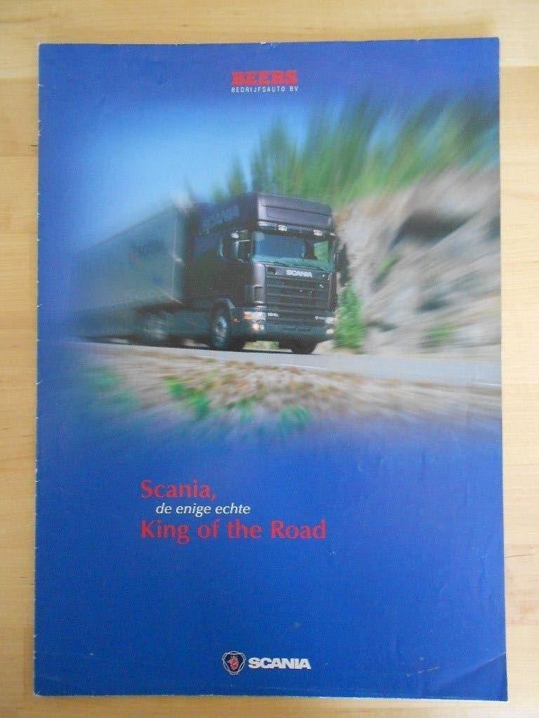 Scania King of the Road Brochure ca 2002 – Longline 164, Ophalen of Verzenden, Zo goed als nieuw, Overige merken, Scania