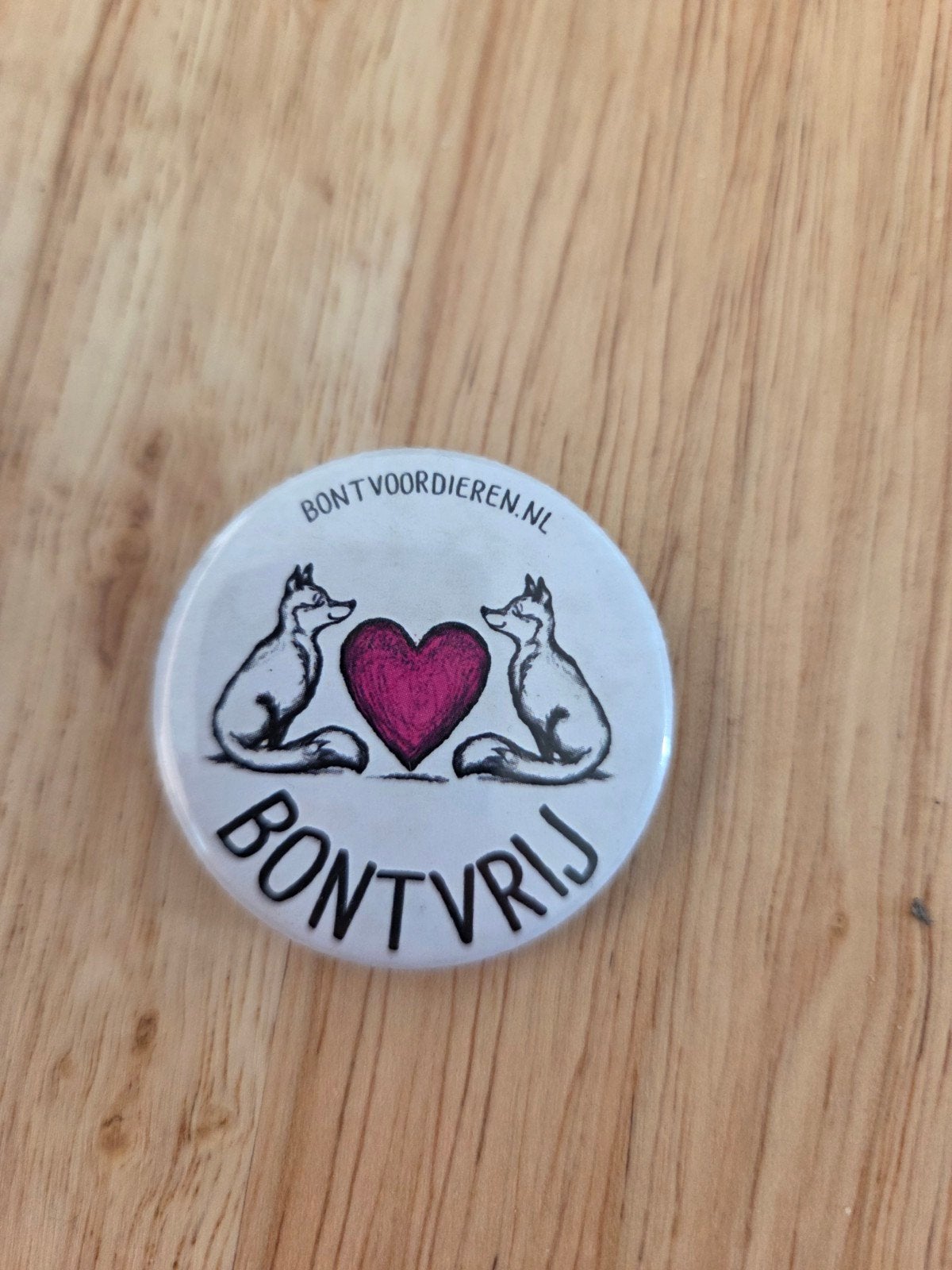 Pin badge Bontvrij 3.5cm, Ophalen of Verzenden, Nieuw