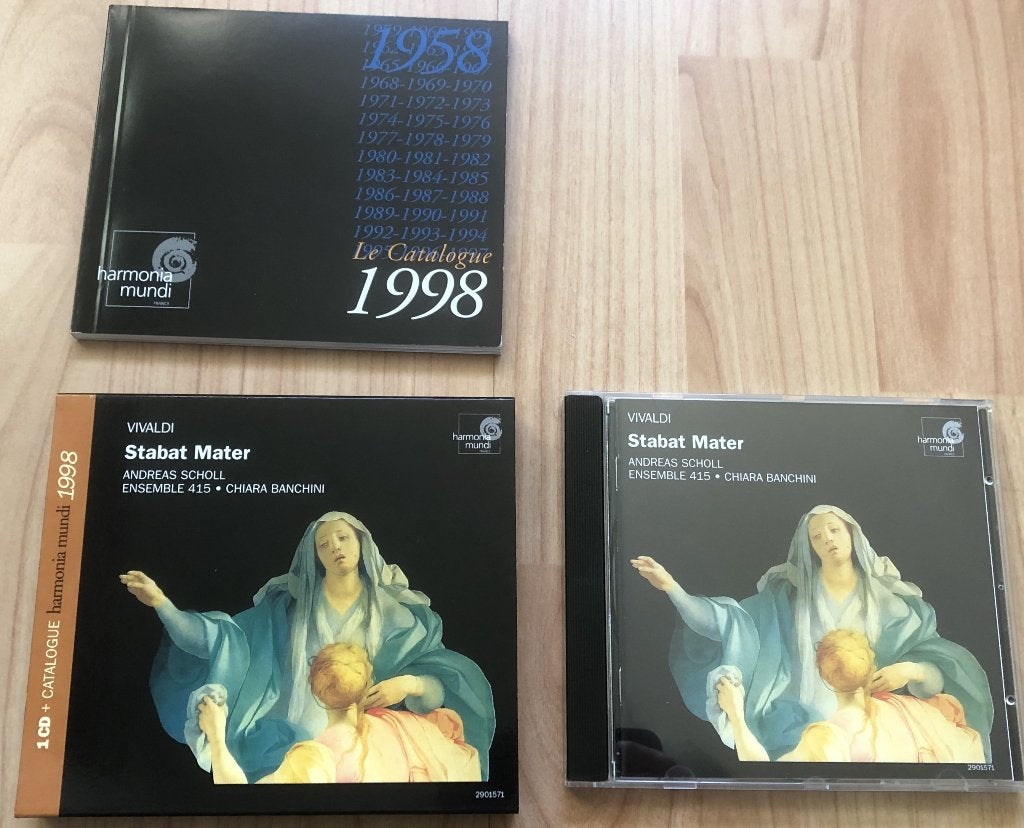 VIVALDI - O.A. STABAT MATER - ANDREAS SCHOLL, Ophalen of Verzenden, Barok, Zo goed als nieuw, Overige typen
