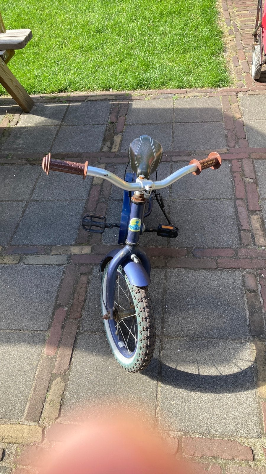Kinderfiets 14 inch, Ophalen, Terugtraprem, Gebruikt, Staal