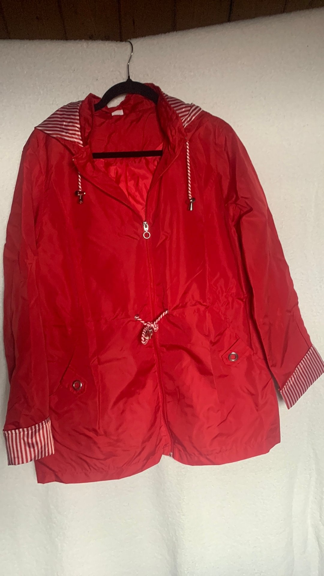 Zomer jas, Kleding | Dames, Ophalen of Verzenden, Nieuw, Maat 46/48 (XL) of groter, Rood