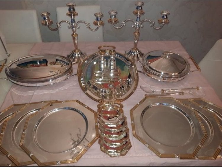 Verzilveren set, Ophalen of Verzenden, Zo goed als nieuw, Metaal