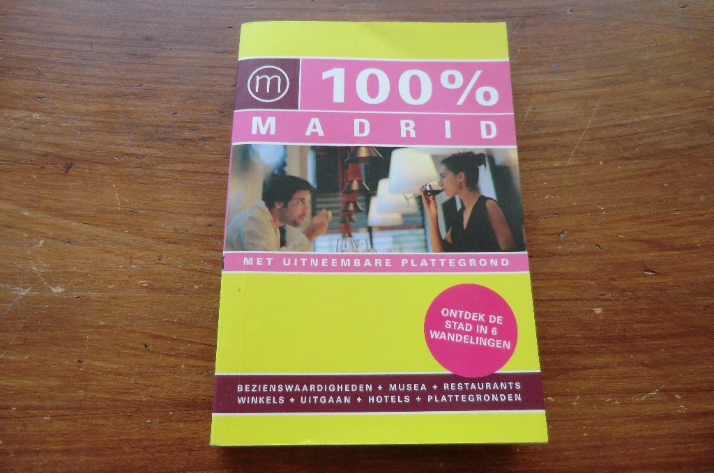 reisgids - 100% Madrid (2012), Europa, Ophalen of Verzenden, Reisgids of -boek, Gelezen