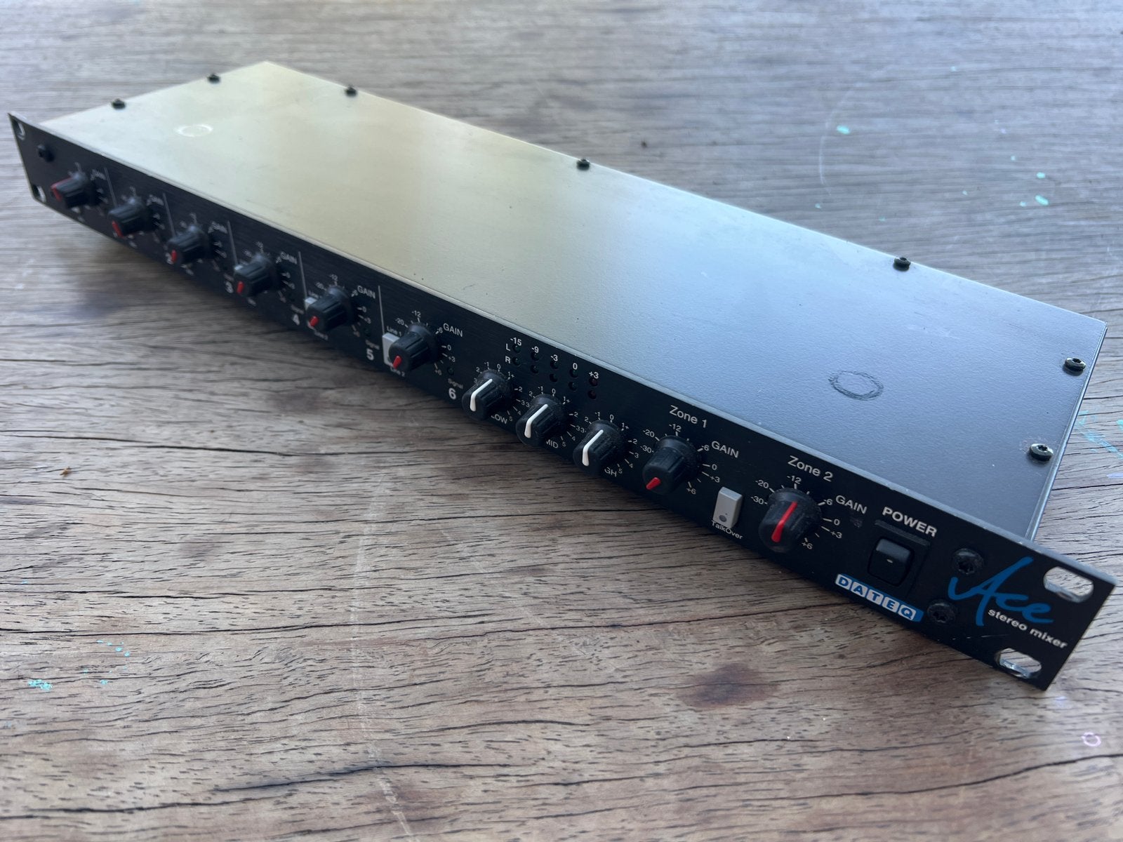 Dateq Ace Stereo Mixer - 6 kanalen, Muziek en Instrumenten, Mengpanelen, Ophalen, Gebruikt, 5 tot 10 kanalen