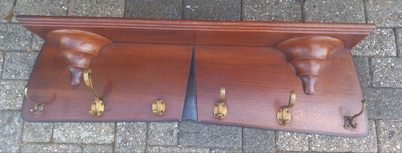 Art deco wand kapstok Hildo Krop, Hildo Krop, Hildo Krop, Zo goed als nieuw, Minder dan 100 cm