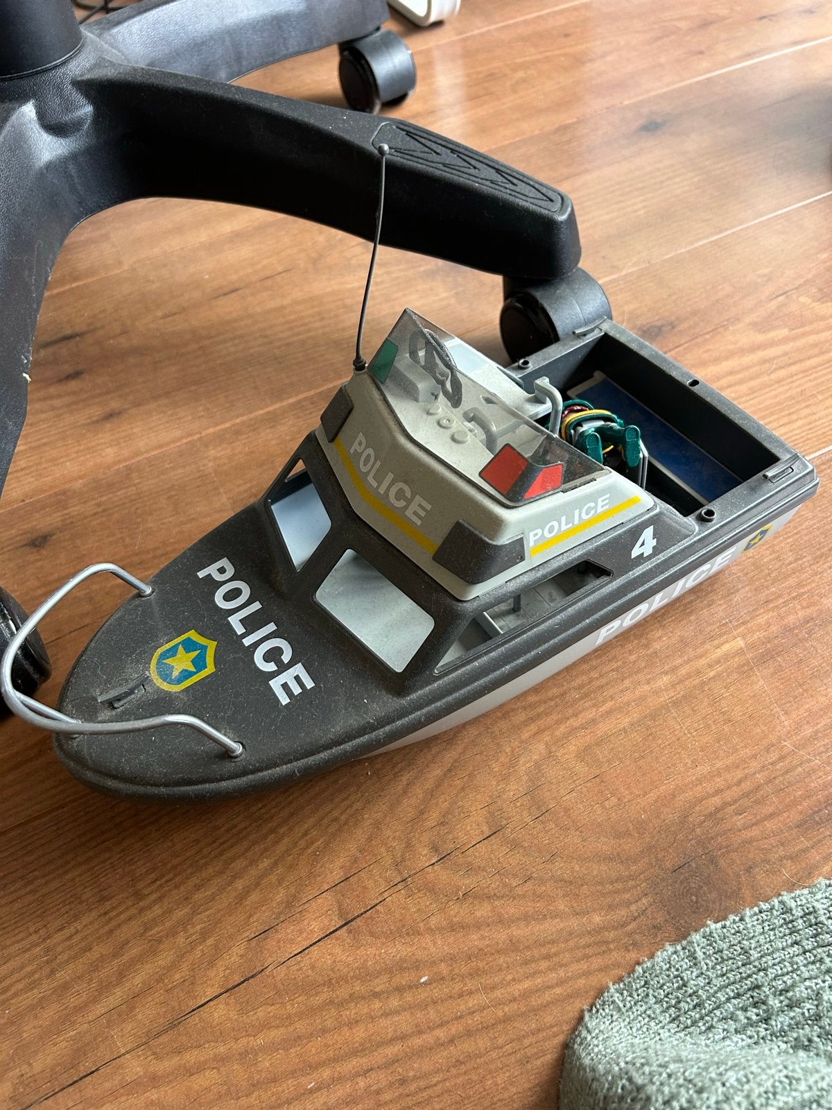 Playmobil Politieboot, Ophalen, Complete set, Zo goed als nieuw, City action
