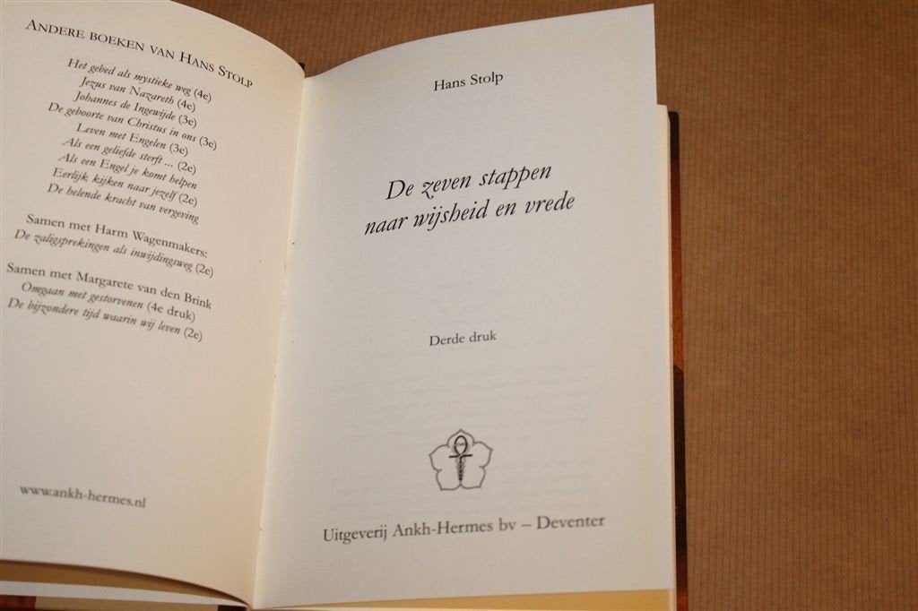 De 7 Stappen Naar Wijsheid en Vrede — Hans Stolp, Boeken, Ophalen of Verzenden, Zo goed als nieuw, Overige onderwerpen, Achtergrond en Informatie