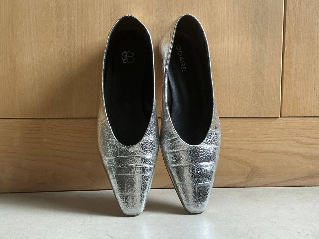 Odare leren ballerina schoen maat 38.5, Kleding | Dames, Schoenen, Ophalen of Verzenden, Zo goed als nieuw