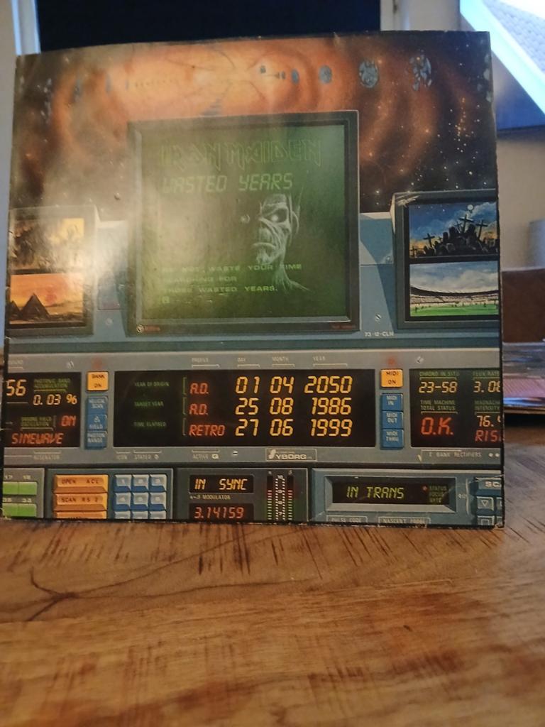 Iron Maiden - Wasted Years (Vinyl Single), Progressive, Gebruikt, Fotohoes, 7 inch