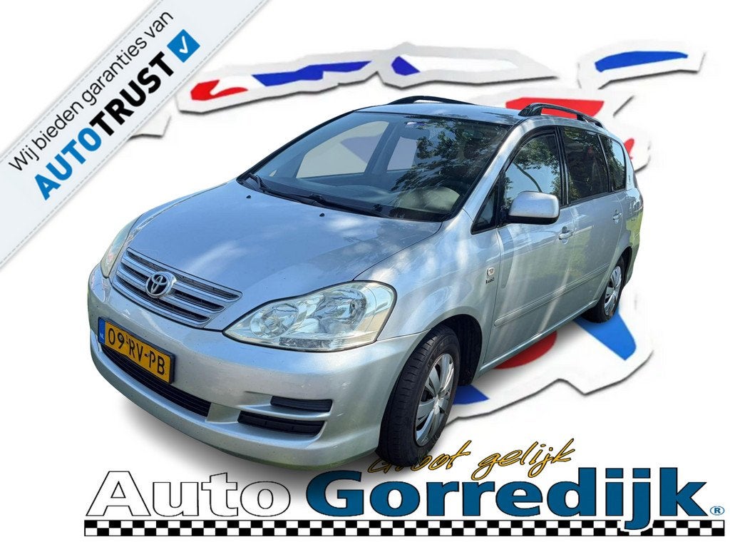 Toyota Avensis Verso 2.0i Linea Luna 7 persoons Airco,cruise, Auto's, Voorwielaandrijving, 1998 cc, Stof, Zwart
