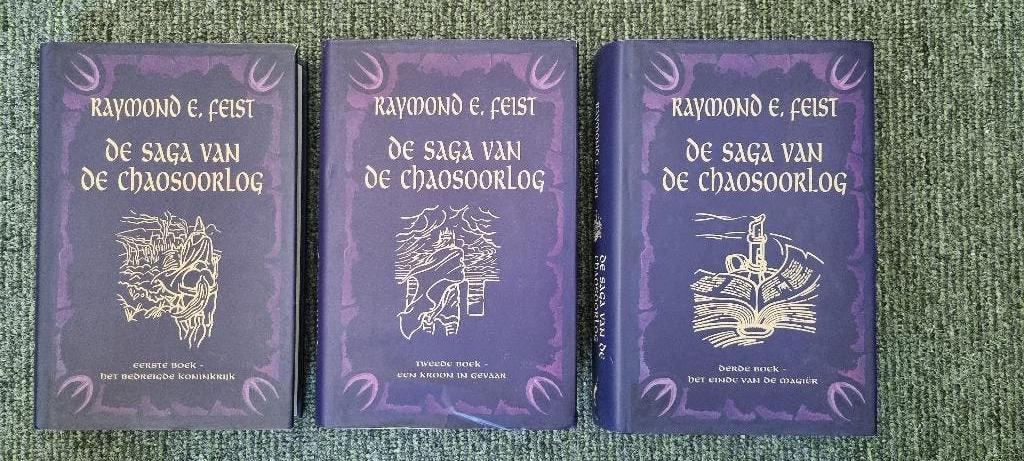 Feist - De Saga van de Chaosoorlog HC, Ophalen of Verzenden, Zo goed als nieuw, Raymond E. Feist