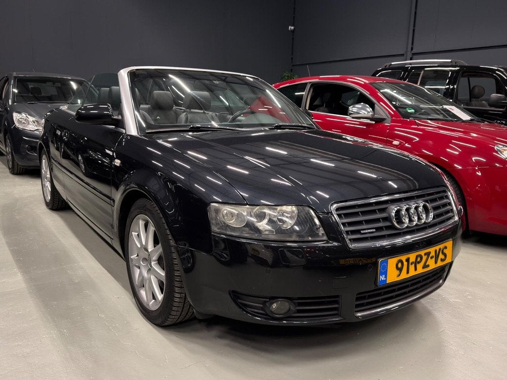 Audi A4 Cabriolet 3.0 V6 quattro Pro Line AUTOMAAT NAVI/LEDE, Auto's, Audi, Zwart, Cabriolet, 4 stoelen, A4