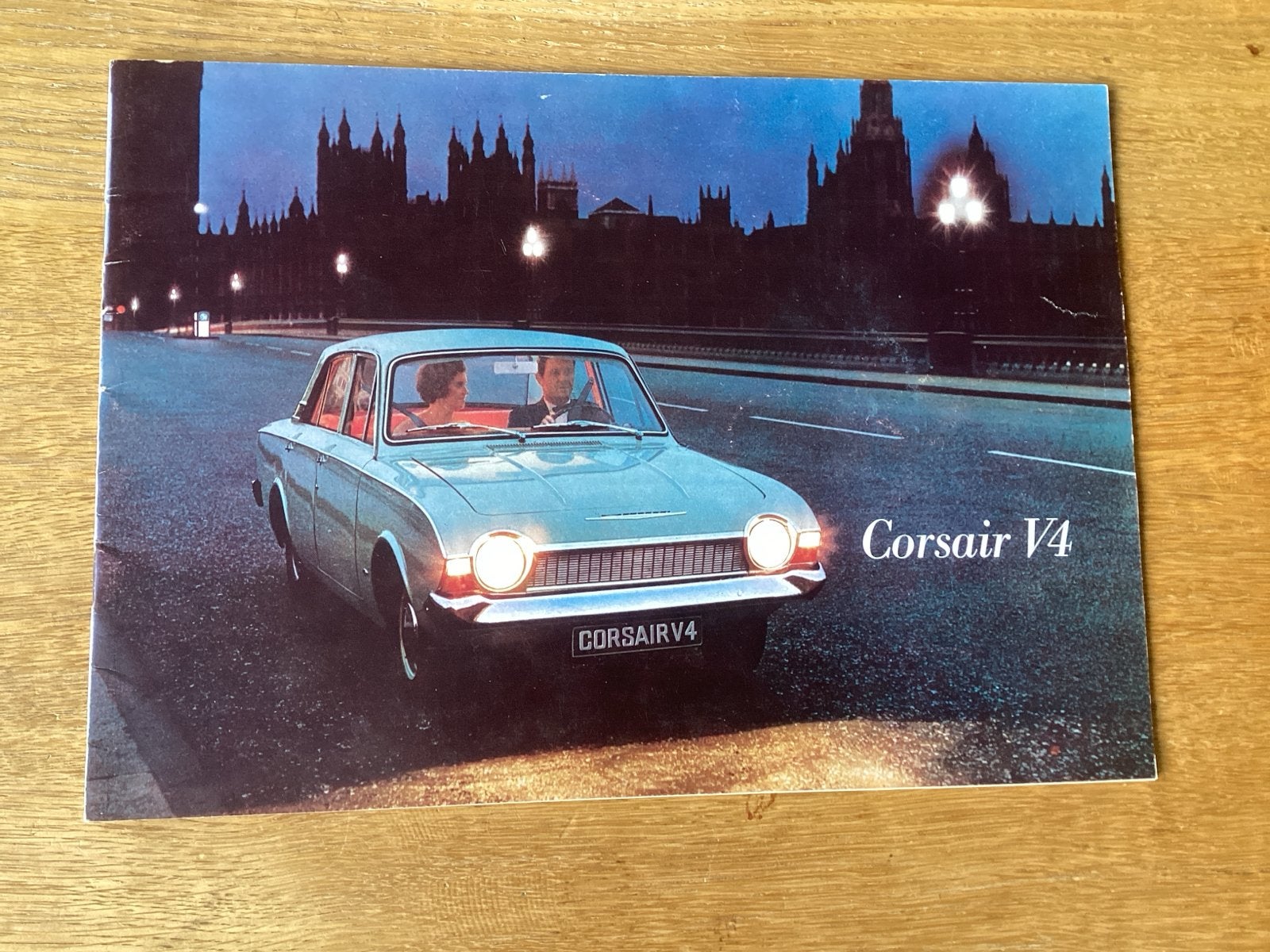 Ford Corsair V4 brochure - origineel uit 1966, Ophalen of Verzenden, Zo goed als nieuw, Ford