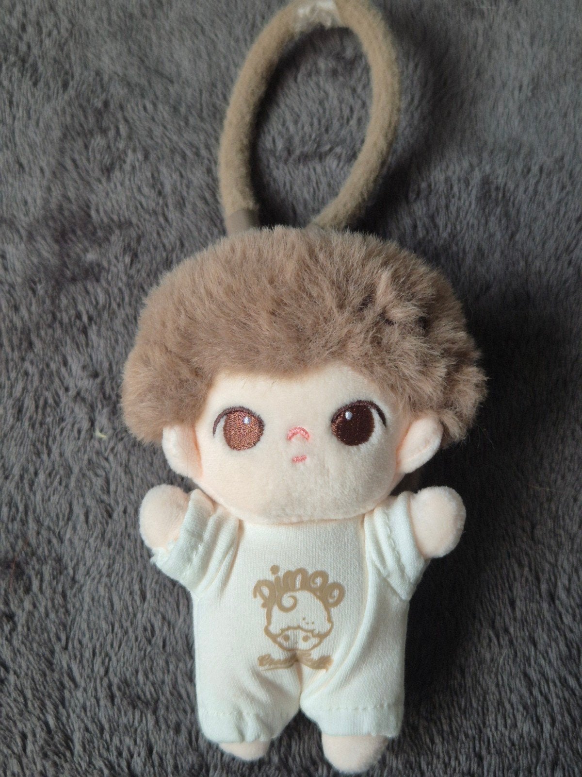 POP MART Dimoo Crush on Coffee Plush Keychain Aromatic Mocha, Ophalen of Verzenden, Zo goed als nieuw
