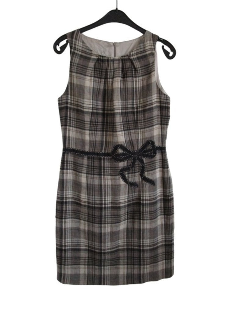 Talking French jurkje jurk 38 linnen, Kleding | Dames, Maat 38/40 (M), Bruin, Ophalen of Verzenden, Zo goed als nieuw