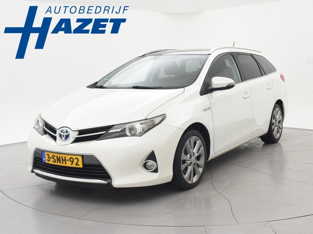 Toyota Auris Touring Sports 1.8 HYBRID AUT. + PANORAMA | CAM, Auto's, Toyota, Euro 5, Gebruikt, Origineel Nederlands, Hybride Elektrisch/Benzine