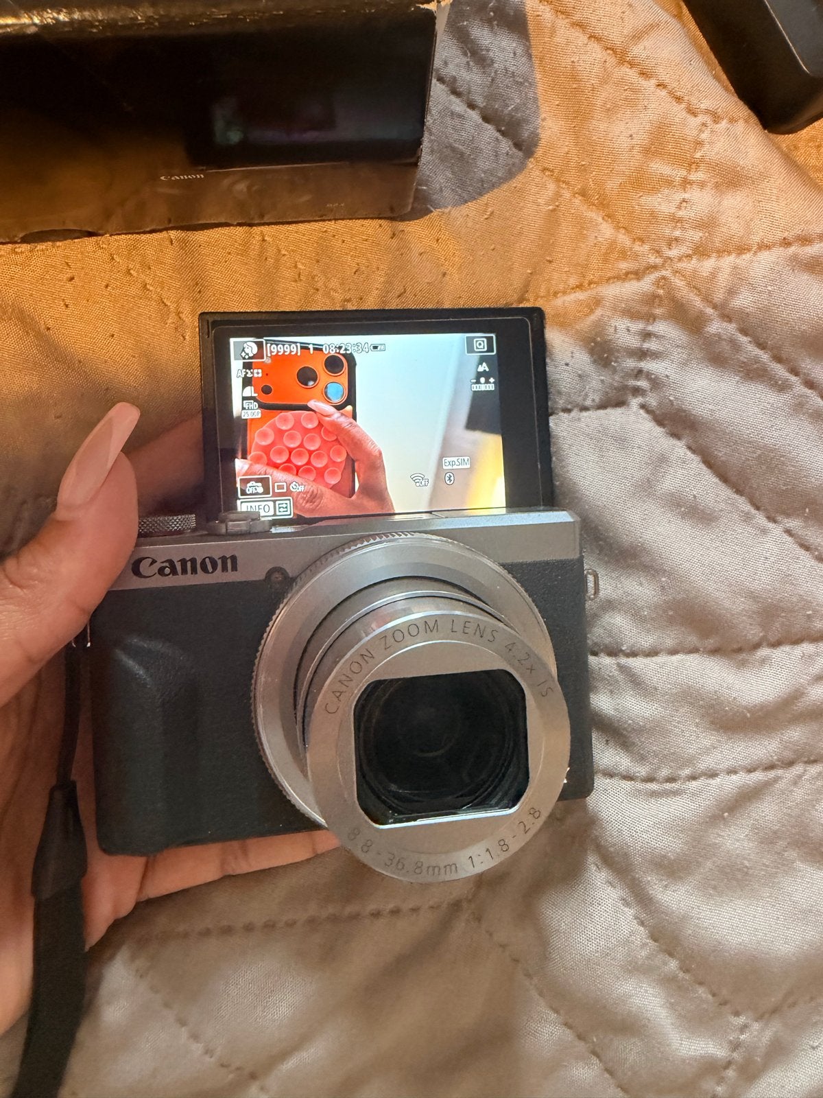 Canon PowerShot G7 X Mark III Compactcamera, Audio, Tv en Foto, Fotocamera's Digitaal, Zo goed als nieuw, Compactcamera, Canon