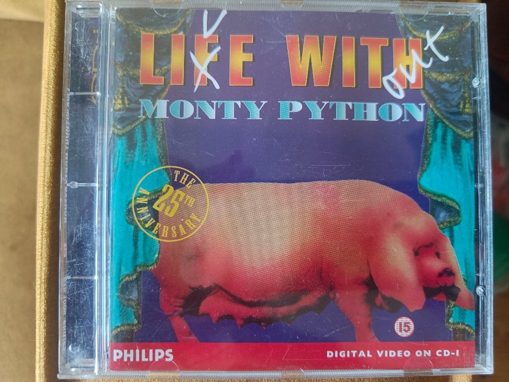 VIDEOCD LIFE WITH MONTY PYTHON LIVE WITHOUT CDI VCD, Cd's en Dvd's, Alle leeftijden, Verzenden, Zo goed als nieuw, Romantische komedie