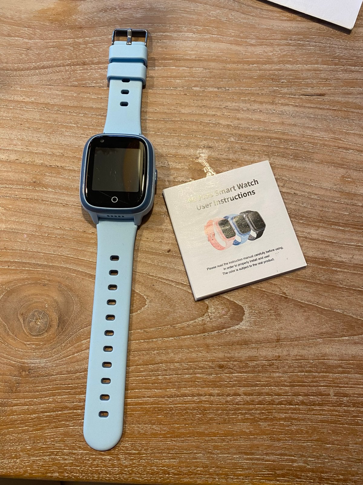 4G Kids Smart Watch horloge - Blauw ZGAN, Blauw, Ophalen of Verzenden, Zo goed als nieuw, Waterdicht