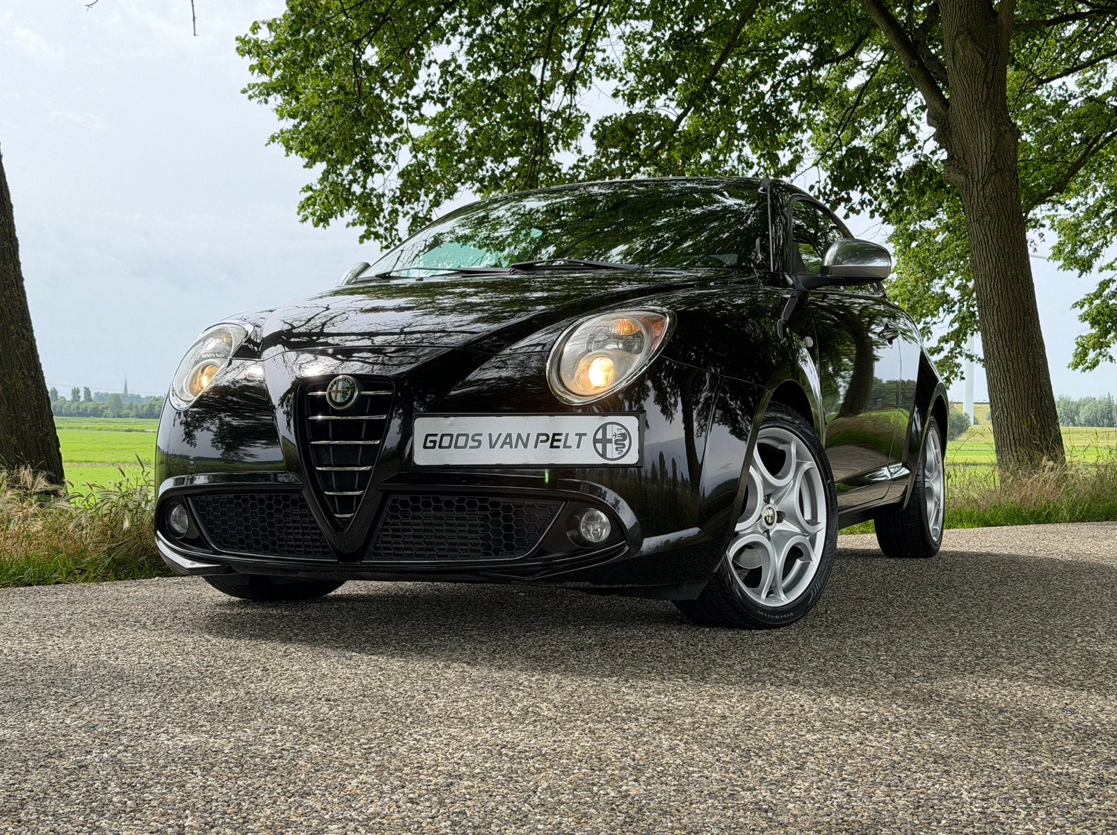 Alfa Romeo MiTo Automaat (2010), Auto's, Alfa Romeo, Stof, 1145 kg, Zwart, 400 kg