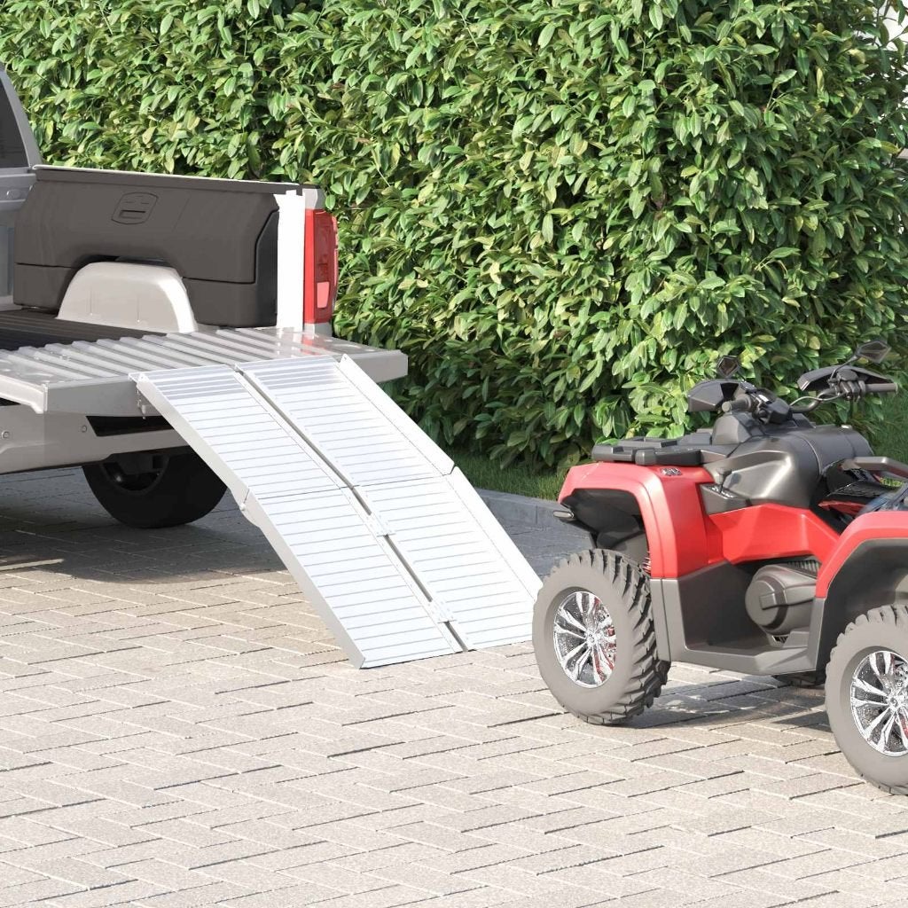 Rolstoeloprijplaat opvouwbaar 122 cm aluminium GRATIS BZRGD!, Verzenden, Nieuw, Nvt, Nvt