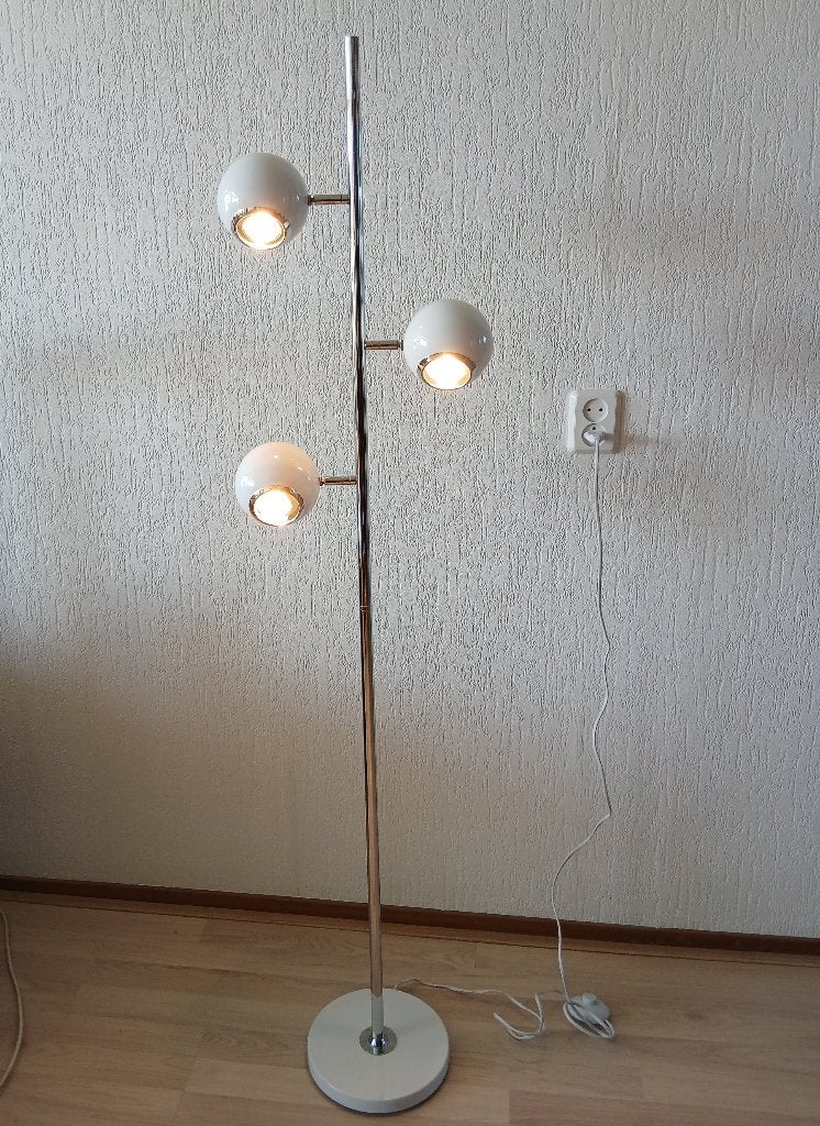 Bollenlamp - Retro – Vintage, Huis en Inrichting, Ophalen, Gebruikt, 100 tot 150 cm, Vintage