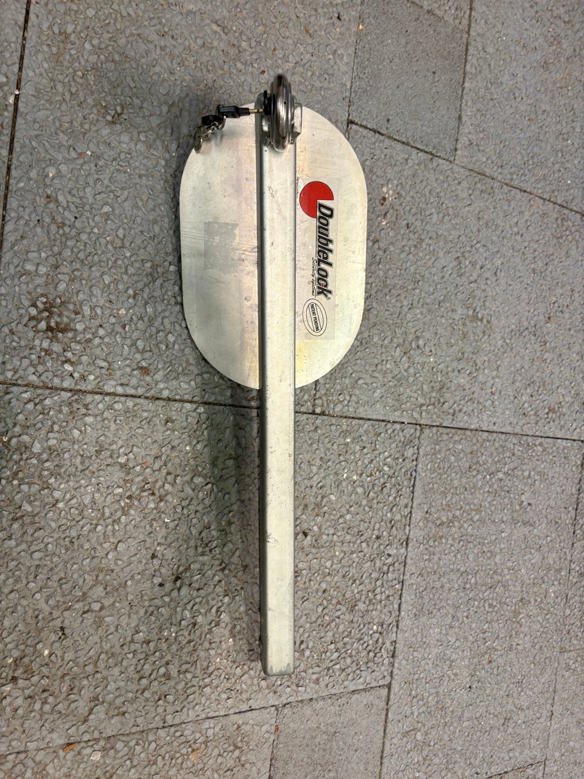Double lock met cilinder, Ophalen of Verzenden, Zo goed als nieuw