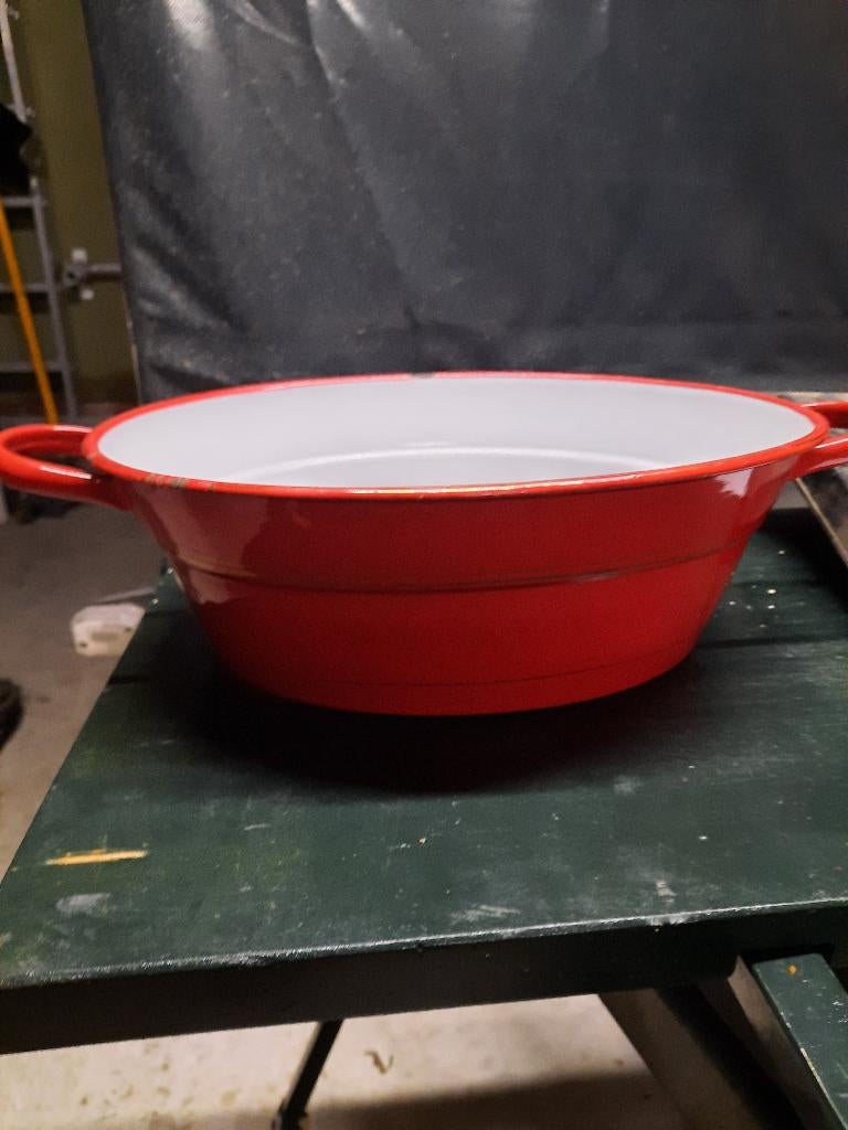 Rood teiltje met goudbies, Antiek en Kunst, Ophalen of Verzenden