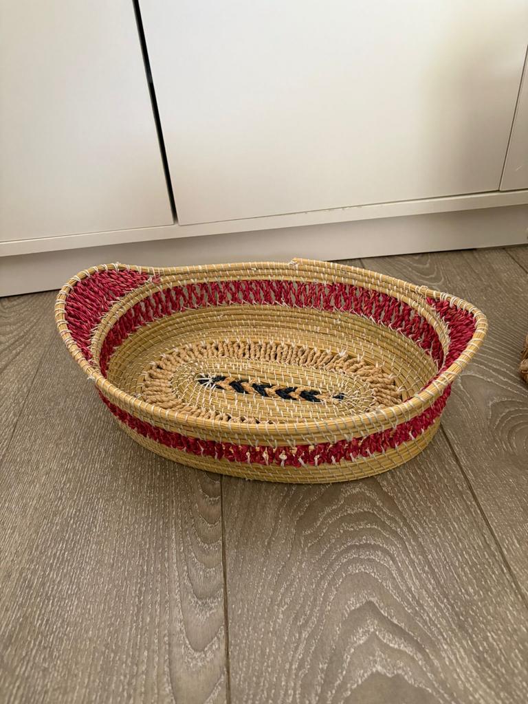 Decoratieve Broodmand van Riet - 35x24x10 cm, Mand, Ophalen of Verzenden, Zo goed als nieuw, Riet