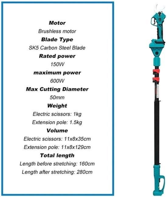 40mm Snoeischaar - Takkenschaar - Tuingereedschap - Snoeizaa, Corvance B.V., Verzenden, Nieuw, Corvancebol@gmail.com