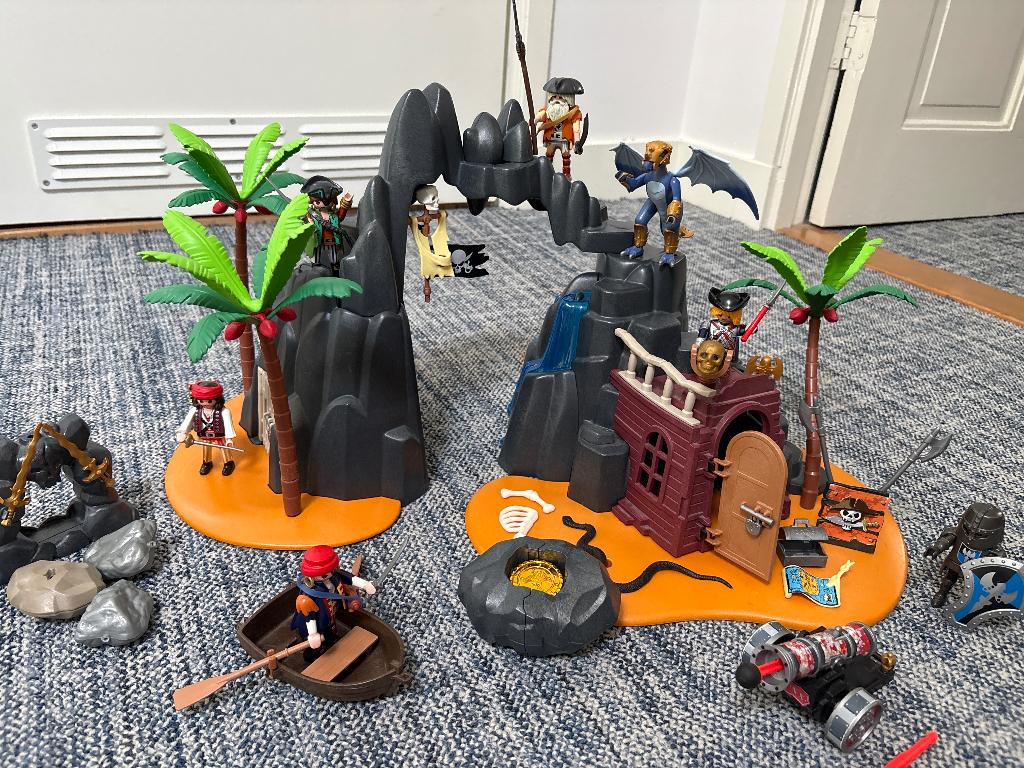 Playmobil piraten eiland, Ophalen of Verzenden, Zo goed als nieuw