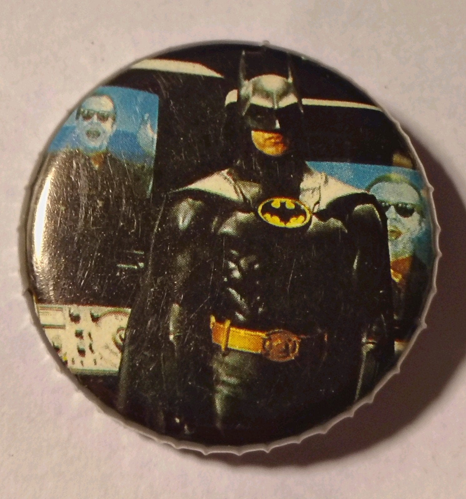 Vintage Batman Button, Verzamelen, Speldjes, Pins en Buttons, Ophalen of Verzenden, Gebruikt, Overige onderwerpen