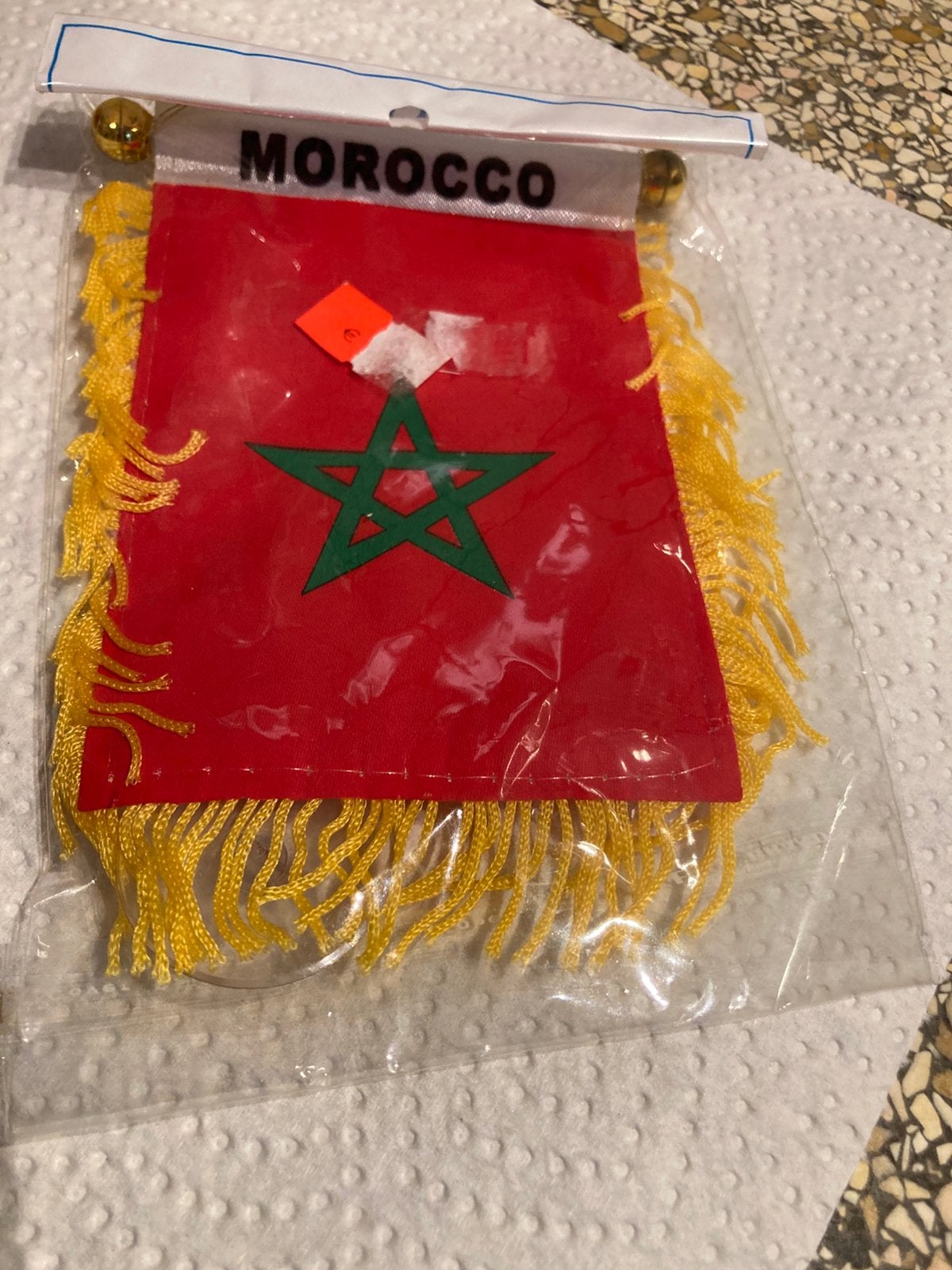 Vlag marocco, Ophalen of Verzenden, Zo goed als nieuw