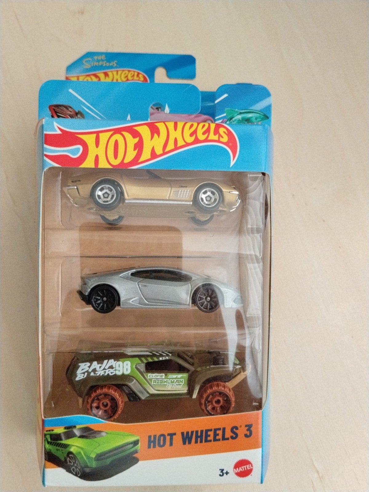 Hotwheels 3-pack Corvette Lamborghini hot wheels, Ophalen of Verzenden, Nieuw, Auto