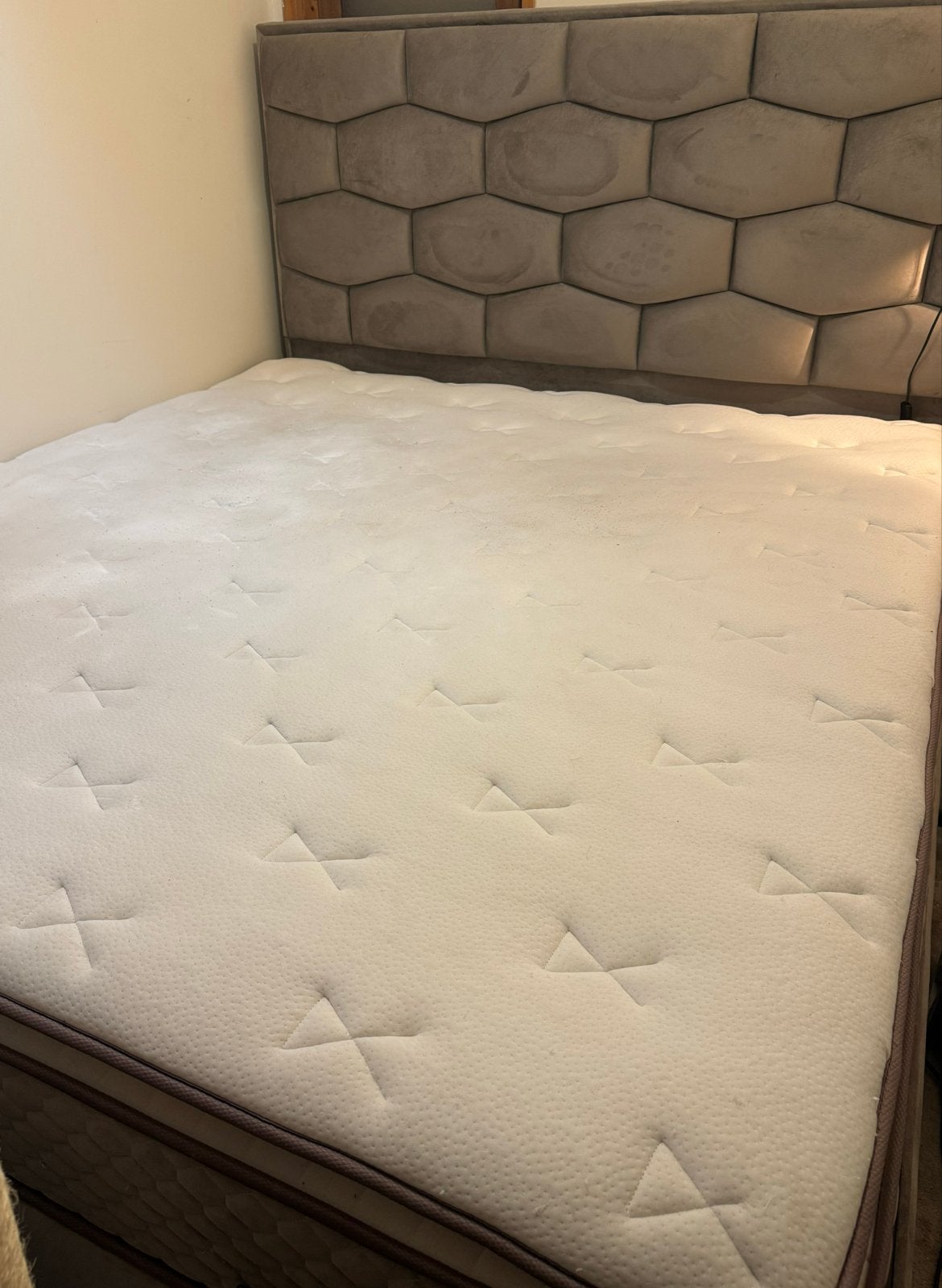 boxspring TAF 180x200 cm met matras, topper en opbergruimte, Ophalen, Gebruikt, Overige kleuren, Tweepersoons