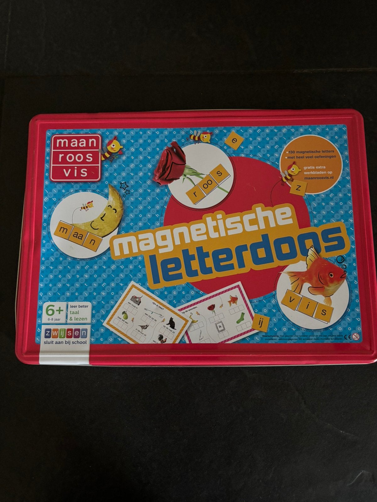 Magnetische letterdoos, Kinderen en Baby's, Ophalen, Zo goed als nieuw