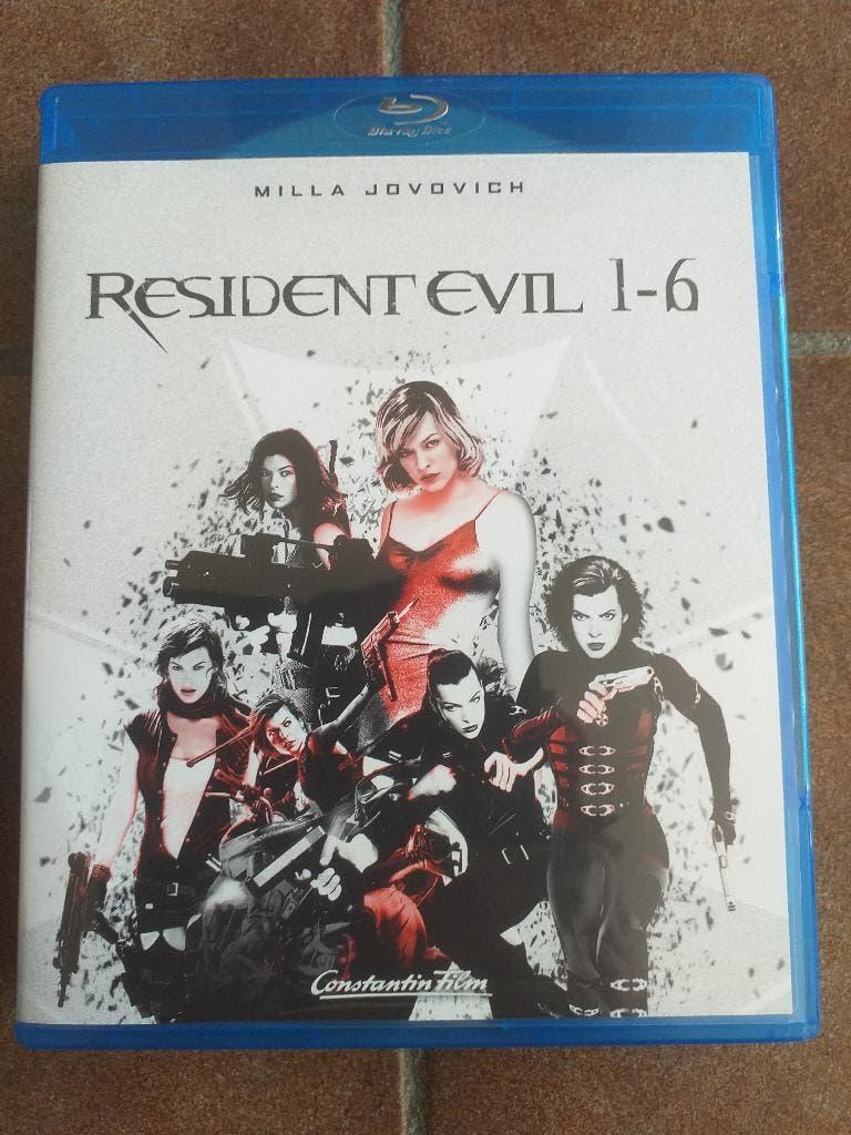 Resident Evil 1 t/m 6 Bluray, Cd's en Dvd's, Ophalen of Verzenden, Zo goed als nieuw, Horror